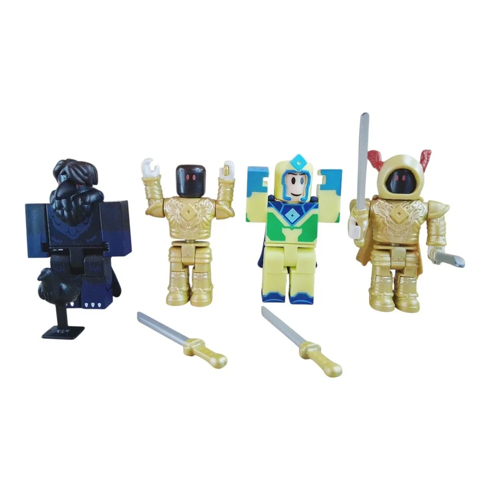 Lot of 4 Roblox Celebrity Mystery Box Figures With‎ Accessories
